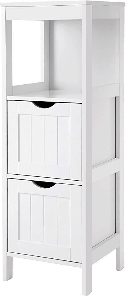 Vasagle Badkommode Badschrank Vielseitig Einsetzbares Badregal Mit