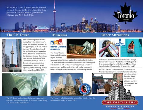 tourist brochure template