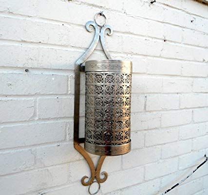 Wall Sconce Morrocan Style Silver Candle Holder Wall Sconce Candle Holder