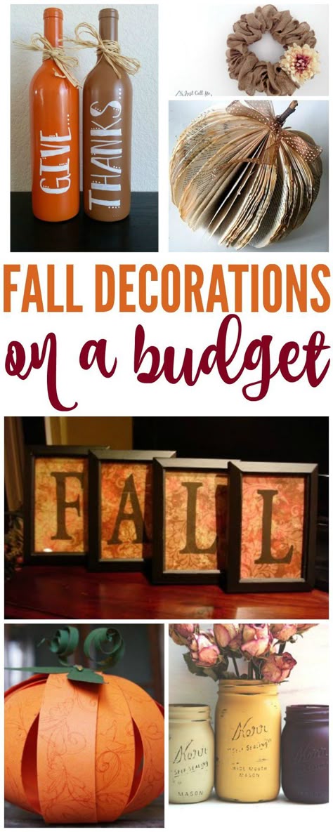 How To Make Fall Decorations On A Budget Diy Ideas And Simple Fall Decorations On A Budget Diy Ideas