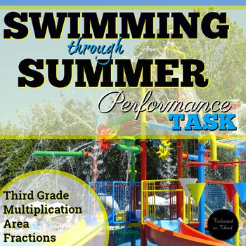 SBAC Math Task Summer Theme End Of Year Ideas 3rd