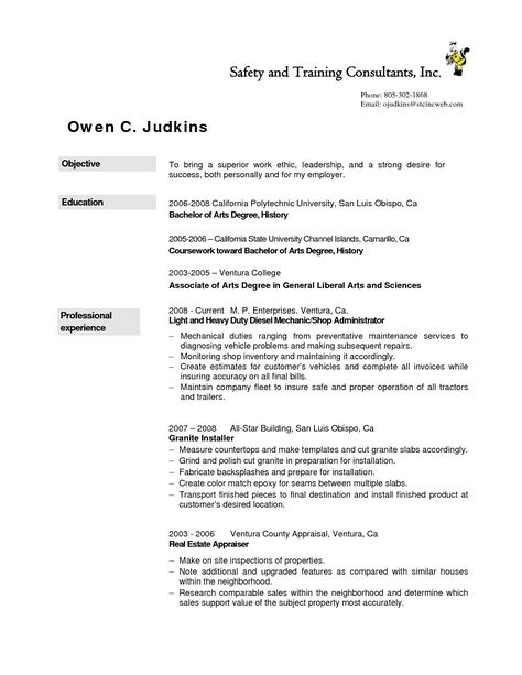 resume examples diesel mechanic resumeexamples resume finished resume examples
