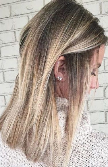 50 Gorgeous Balayage Hair Color Ideas For Blonde Short Straight