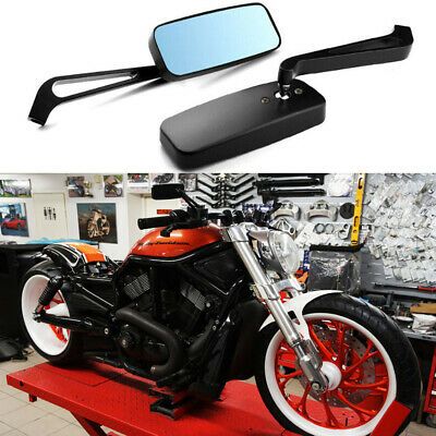 Mirror rectangle motorcycle harley davidson chopper bobber
