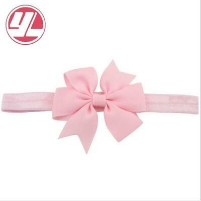 Wholesale Baby Girl Kids Peony Daisy Flower Hair Bows for Headband Soft Strecth
