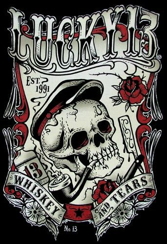 Details about Lucky 13 Pin Up Punk Gothic Americana Tattoo Women's V neck Tee CREEPY CRAWLERS Details about Lucky 13 Pin Up Punk Gothic Americana Tattoo Women's V neck Tee CREEPY CRAWLERS