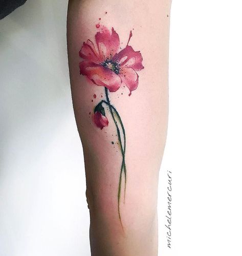 Bildergebnis Fur Mohnblumen Gemalt Mohnblumen Tattoo Mohnblume Mohn
