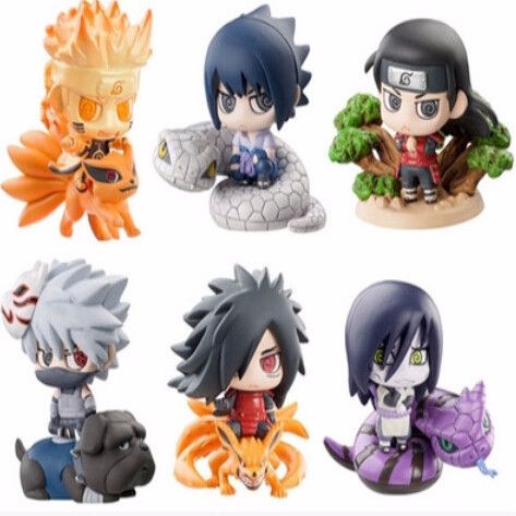 6pcs/Set Petit Chara Land Anime Naruto Shippuden PVC Figure Toy Cute Gifts 6pcs/Set Petit Chara Land Anime Naruto Shippuden PVC Figure Toy Cute Gifts
