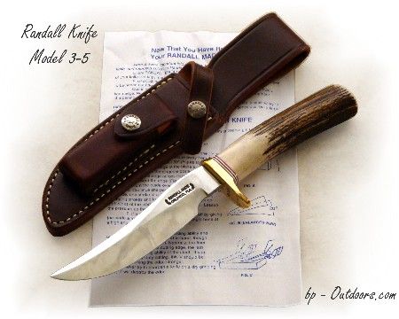 Randall Knife Model 3-5 Stag | Knife, Randall, Model