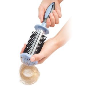 Ideaworks Easy To Clean Hair Brush Round Bristle Hair Brush
