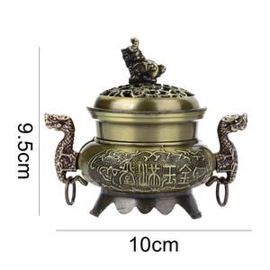 Incense Burner Double Dragon Style Hollow Cap Censer Cone Holder Home Decors Incense Burner Double Dragon Style Hollow Cap Censer Cone Holder Home Decors