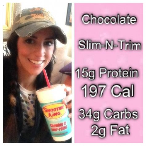 chocolate slim n trim calories