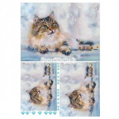 Cat Rice Paper Napkin Decoupage Rice Paper Rice Paper Tissue Decorative paperTissueNapkins Scrapbooking Decorative Napkin