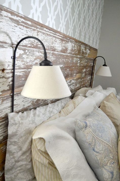 Blog Tutorial On How To Make A Faux Headboard For Only 14 Headboard Diy Easy Cheap Diy Headboard Kids Headboard