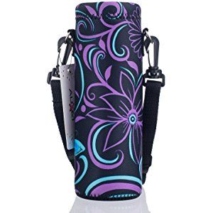 1000ml Water Bottle Insulated Cover Neoprene Holder Bag Case Pouch Cover Straps