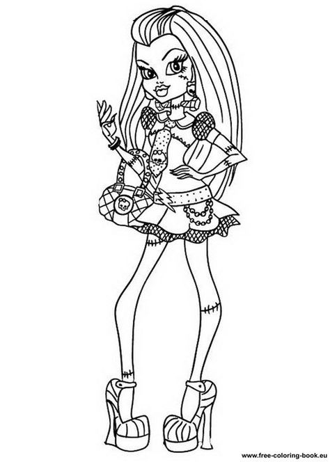 Coloring pages Monster High Page 1 Printable Coloring Pages Online