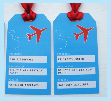 Airplane Party Printables, Invitations \ Decorations Party - plane ticket invitation template Airplane Party Printables, Invitations \ Decorations Party - plane ticket invitation template