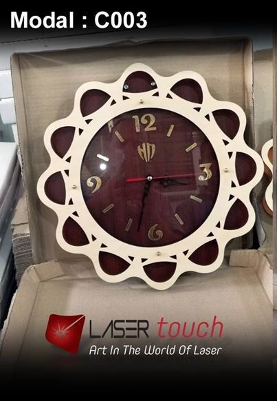 ساعات حائط بأشكال مختلفة مع إمكانية إضافة صورك واسمك Clock Wall Clock Decor