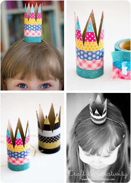 Fantasia De Carnaval Para Fazer Para O Filhote Agora Mesmo So Melhora Paper Roll Crafts Diy For Kids Crown Crafts