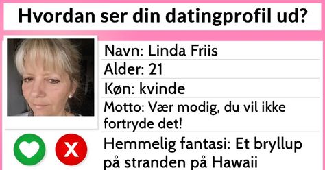 Hvordan du gjør din dating profil