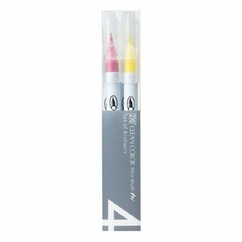 NEW Kuretake ZIG Clean Color Real Brush Pen Set Free Shipping Japan fude F//S