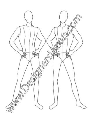 21 Best Free Male Fashion Croquis Templates images in 2020 | Fashion