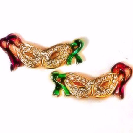 Carnival Queen Bracelet Mardi Gras Jewelry Statement Trendy Unique Accessory