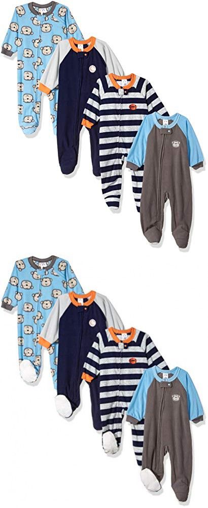 GERBER Baby Boys 4-Pack Blanket Sleeper