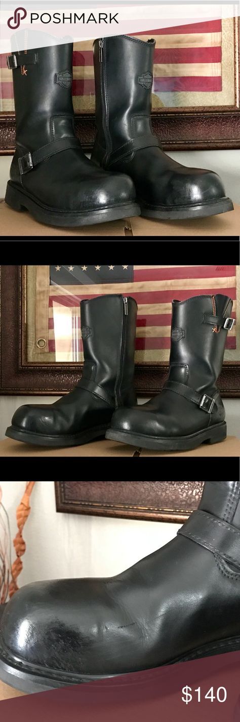 harley davidson men's jason steel toe