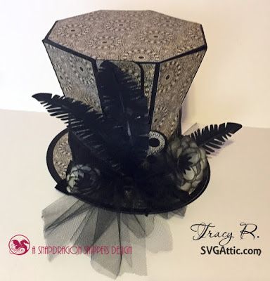 Download SVG Attic Blog: Halloween Steampunk Mourner's Hat using ...