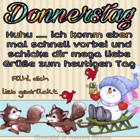 Donnerstag morgen bilder lustig