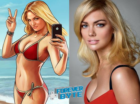 kate upton is the girl of gta v games pinterest