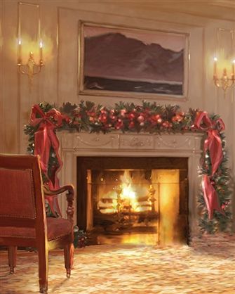 Christmas Living Room Background Christmas Living Room Background