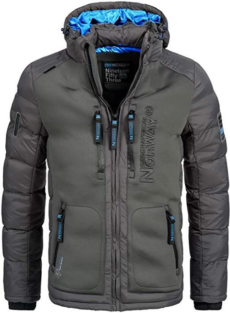 Geographical Norway BREVSTER Herren Winterjacke Jacke Geographical Norway Mens Very Warm Winter Jacket Parka