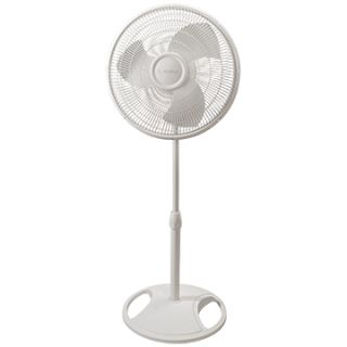 Lasko 16/" Oscillating Stand Fan Blk