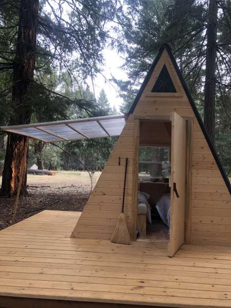Star A Frame Tiny Cabin Near Rogue River Siskiyou National Forest 31 Hipcamper Reviews And 64 Photos Tiny Cabin A Frame Cabin Architecture