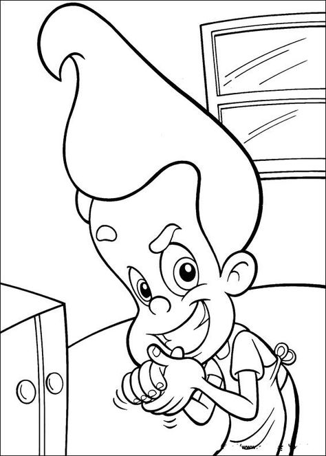17 Jimmy Neutron Coloring Pages ideas jimmy neutron coloring pages