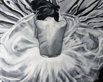 Ville Noir Et Blanc Peinture Abstraite Tableau Peinture Et