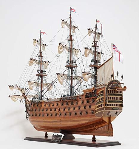 Old Modern Handicrafts Hms Victory Medium With Display Case Front Open 1197 72 In 21 Tall Ship Model Wooden Ship Models Model Ships Old Modern Handicrafts Hms Victory Medium With Display Case Front Open 1197 72 In 21 Tall Ship Model Wooden Ship Models Model Ships