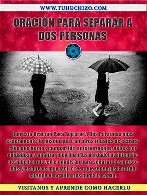 Efectiva Oración Para Separar A Una Pareja Para Siempre Ideal Para Alejar Amantes De Tu Pareja O Cualquier Oracion Para Parejas Oraciones Oraciones Poderosas
