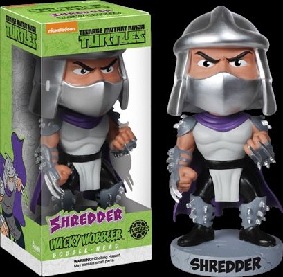 Teenage Mutant Ninja Turtles Shredder Wacky Wobbler Bobble Head Figure NEW