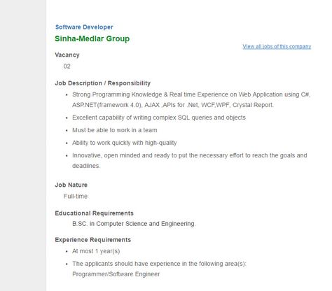 HA-MEEM GROUP - Post Title Software Engineer - Employment - software developer job description HA-MEEM GROUP - Post Title Software Engineer - Employment - software developer job description