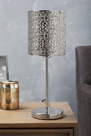 Buy Oriana Touch Table Lamp from the Next Oriana Touch Table Lamp Chrome