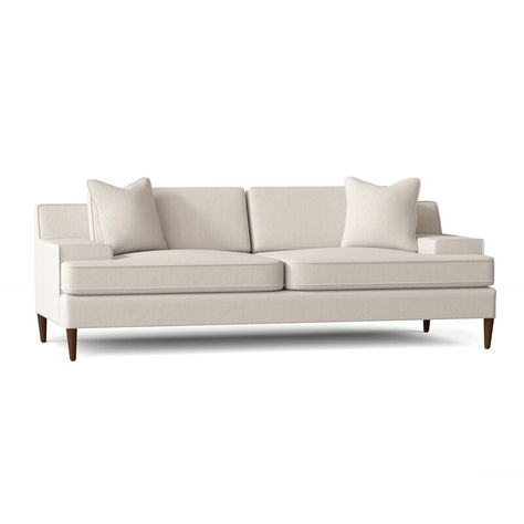 Latitude Run Dezirae 93 Recessed Arm Sofa Reviews Wayfair Sofa Metal Daybed With Trundle Love Seat
