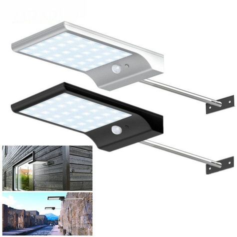 Solar Powered 36led Motion Sensor Garden Outdoor Security Lamp