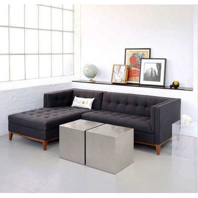 Gus Modern Strong Atwood Sectional Apartment Sofa Size Furniture Living Room Apartment Sectional Sofa, Gus Modern Spencer Sofa Reviews