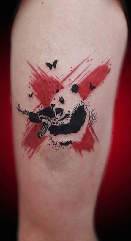 Trash Polka Tattoos Explained And Illustrated Gangsta Dovmeler Sanatsal Dovmeler Renkli Dovmeler