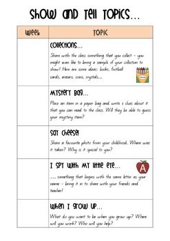 31 Show Tell Ideas Show And Tell Teaching Letter To Parents 31 Show Tell Ideas Show And Tell Teaching Letter To Parents