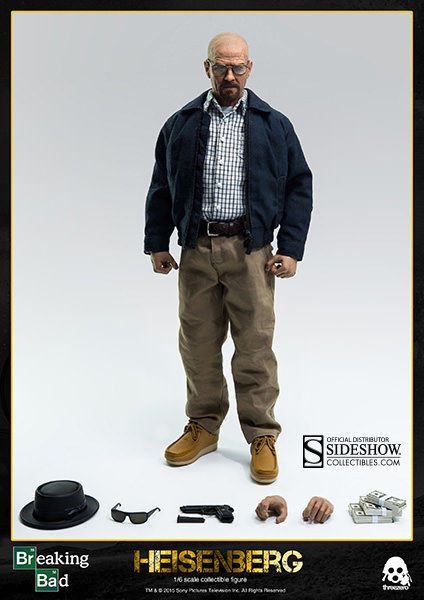1//6 Scale Breaking Bad Walter White Bryan Cranston Head Sculpt