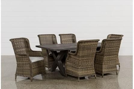 How To Choose The Best Material For Your Outdoor Furniture Living Spaces Rustic Design 7 Piece Dining Set Rustic Furniture Design, Pool City Outdoor Furniture